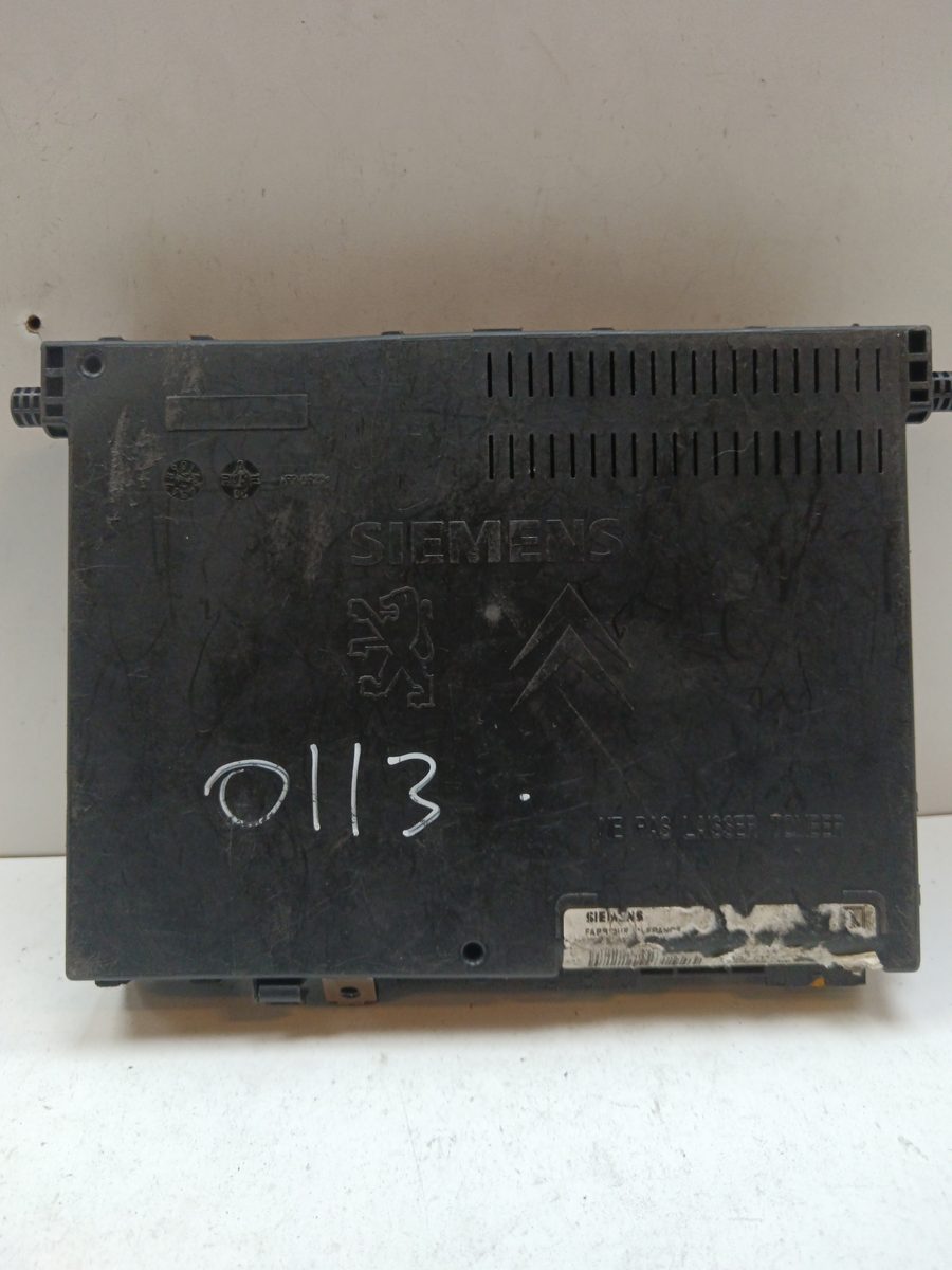 Caja Reles / Fusibles / Modulo Bsi Peugeot 206 Berlina 1998-2010 XR 2.0L 66kW 9652386380