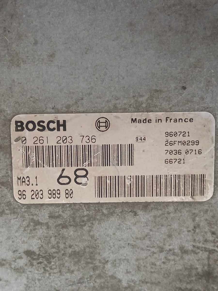 Centralita Motor Uce Peugeot 106 (S2) 1996-2004
