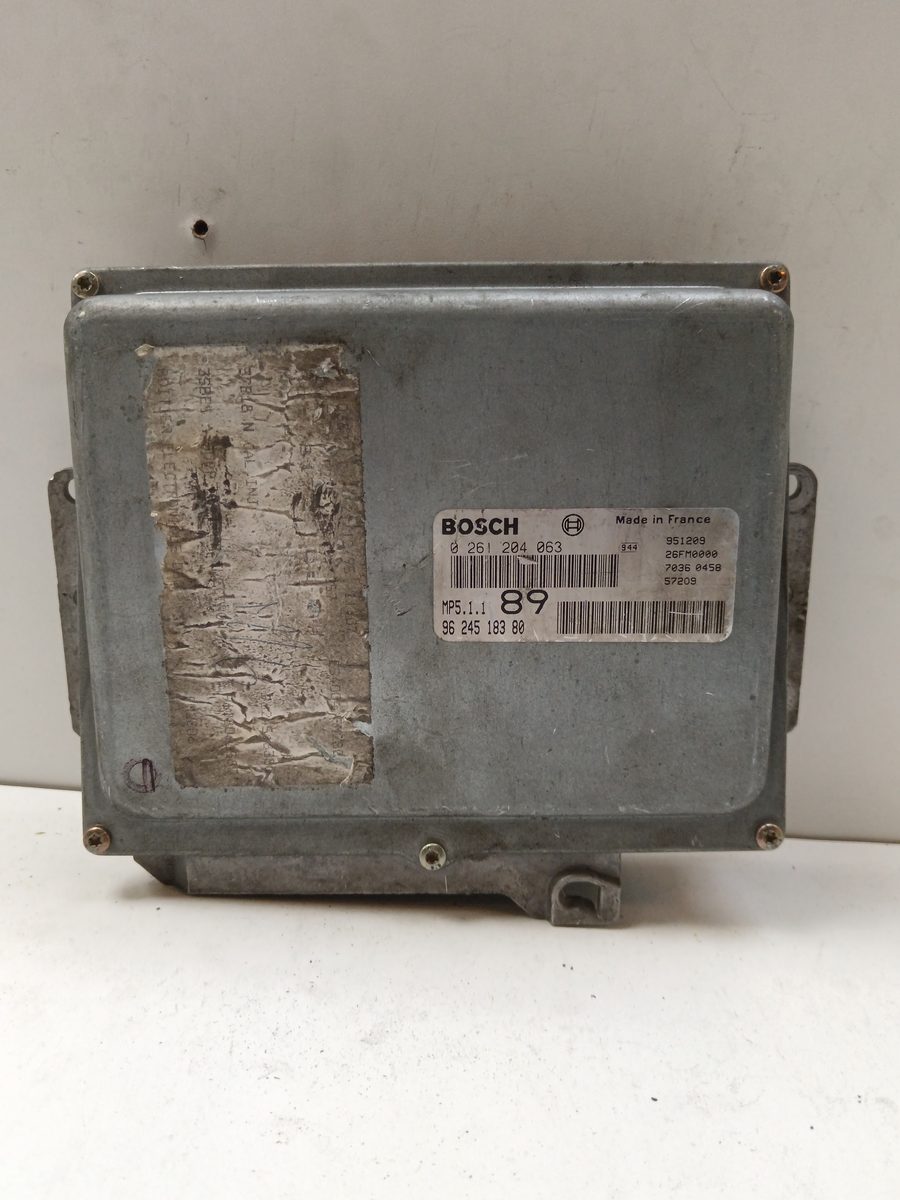 Centralita Motor Uce Peugeot 406 Berlina (S1/S2) 1995-2005 1.8 16V CAT 0261204063