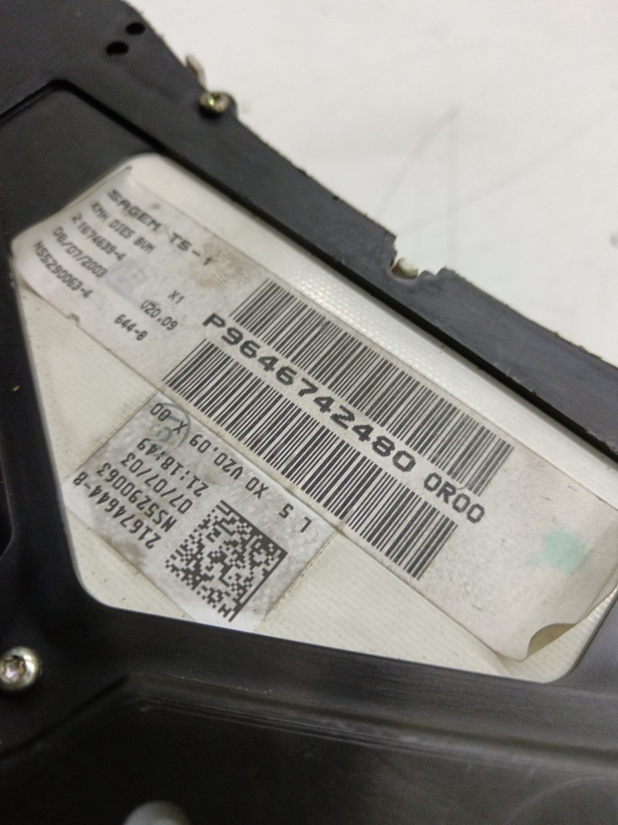 Tablero de Instrumentos Peugeot 307 Break / SW (S1) 2002-2005