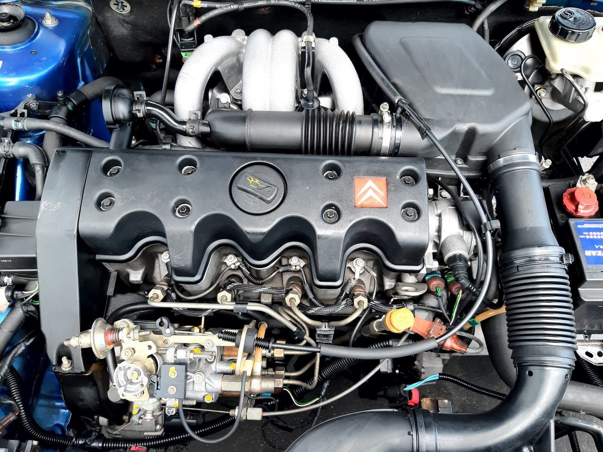 Citroën Saxo del que se desmontó esta pieza