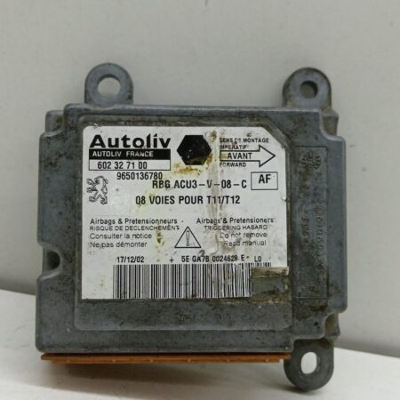 Centralita Airbag Peugeot 206 Sw 2002-2007 1.4 16V CAT (KFU / ET3J4) 1.4L 65kW 602327100