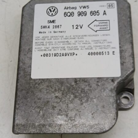 Centralita Airbag Volkswagen Bora Berlina (1J2) 1998-2005 Highline 1.9L 81kW 6Q0909605A