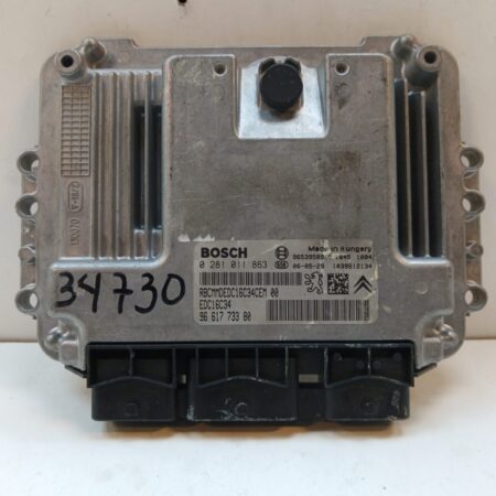 Centralita Motor Uce Citroën C4 Berlina 2004-2011 SX 1.6L 80kW 0281011863