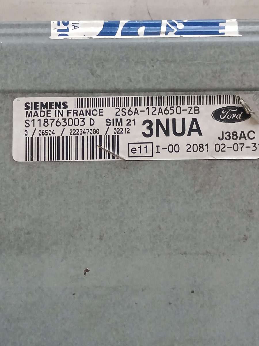 Centralita Motor Uce Ford Fiesta (DX) 1999-2002