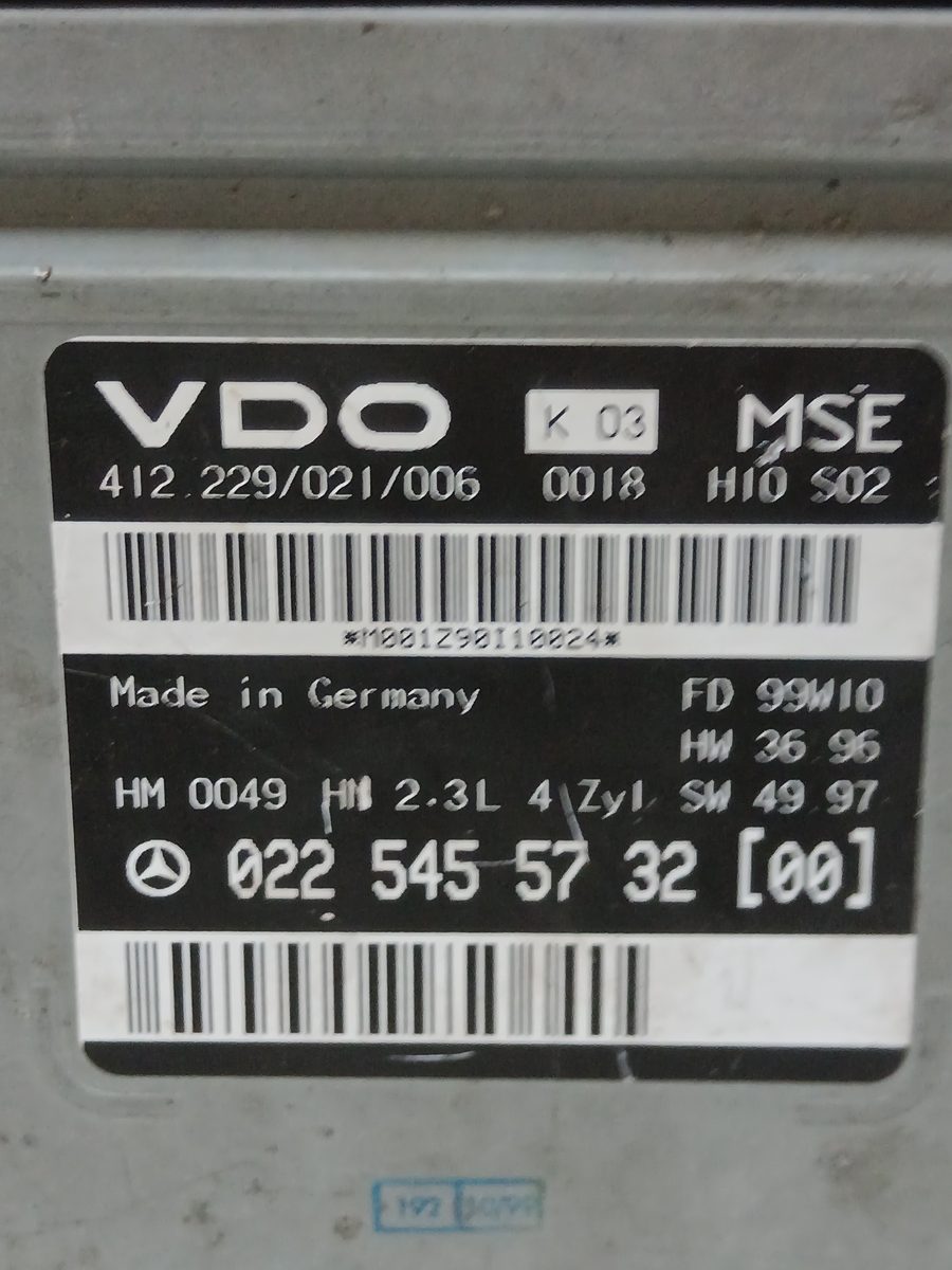 Centralita Motor Uce Mercedes-Benz Clase M (W163) 1997-2005