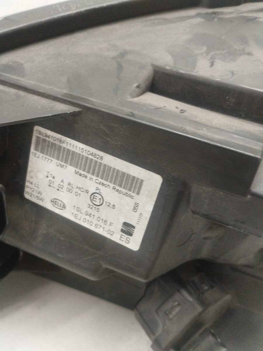 Faro Delantero Derecho SEAT Mii (KF1) desde 2011
