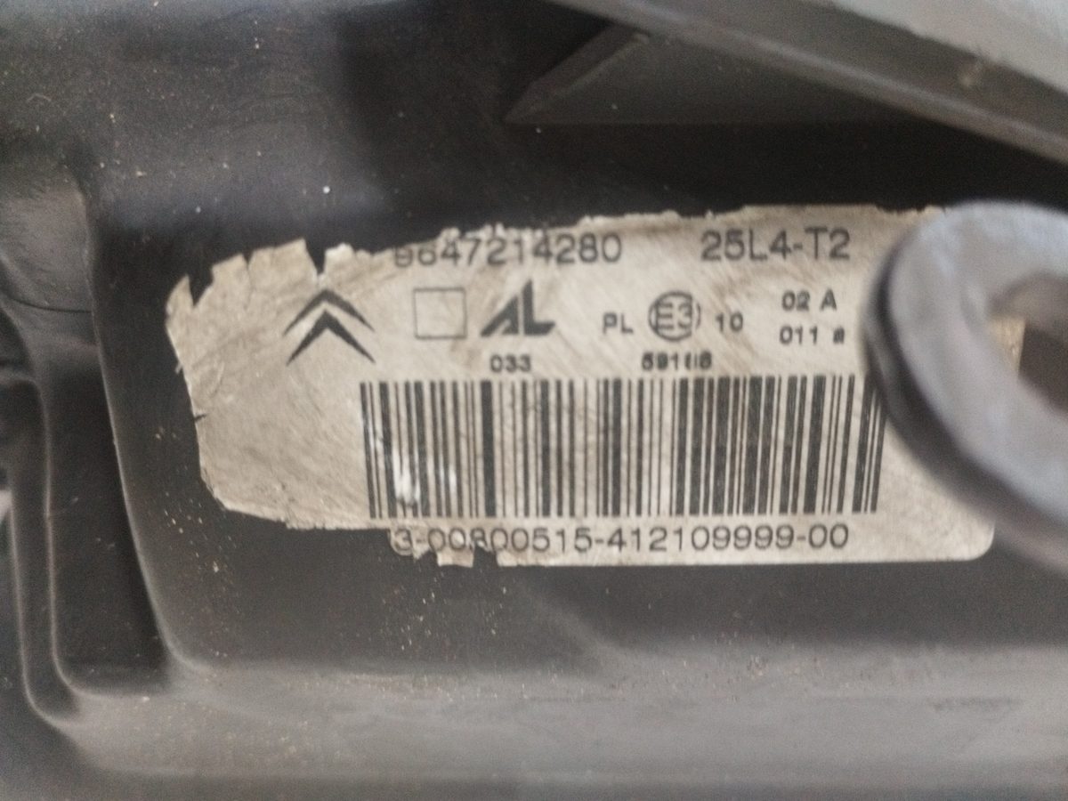 Faro Delantero Izquierdo Citroën C3 1995-2010