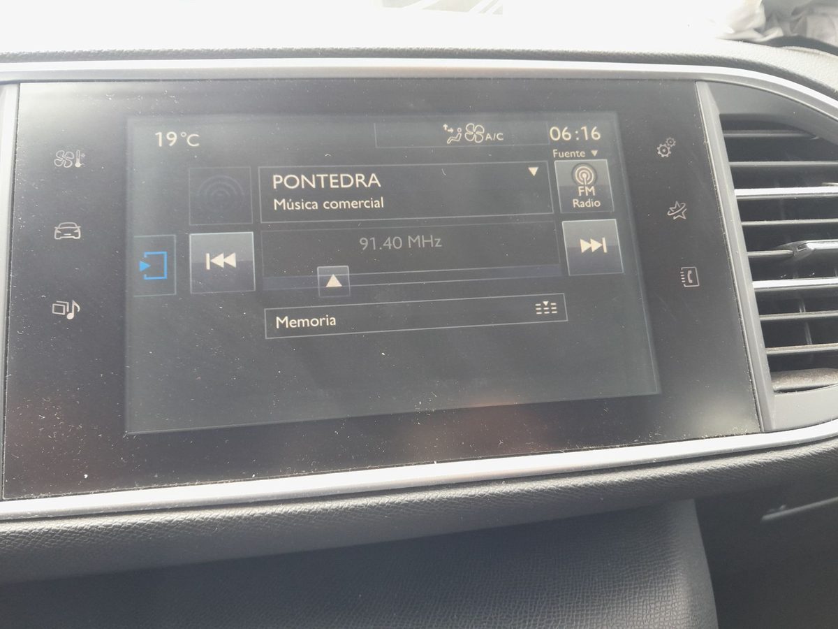 Peugeot 308 del que se desmontó esta pieza