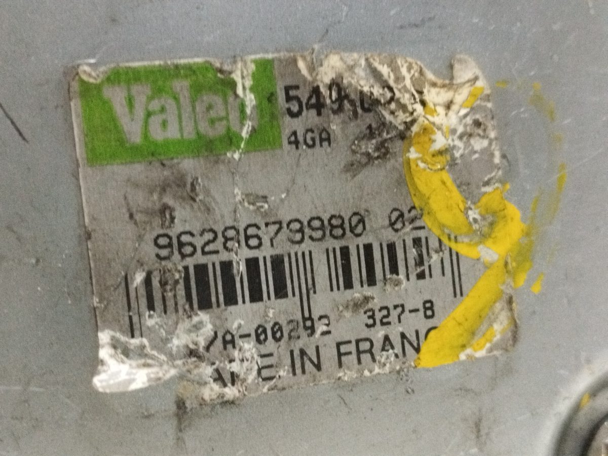 Motor Limpia Luneta Trasero Peugeot 206 1998-2010