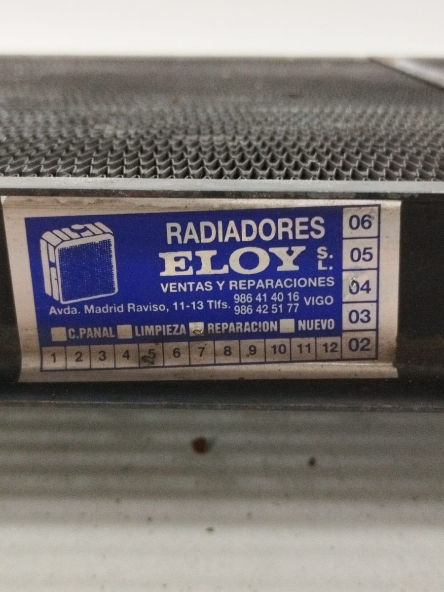 Radiador Agua Citroën Saxo 1996-2000