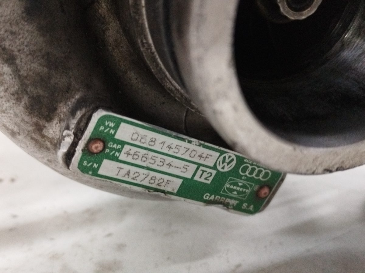 Turbocompresor Volkswagen Golf II (191/193) desde 1983